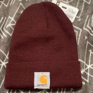 Burgundy Carhartt Beanie